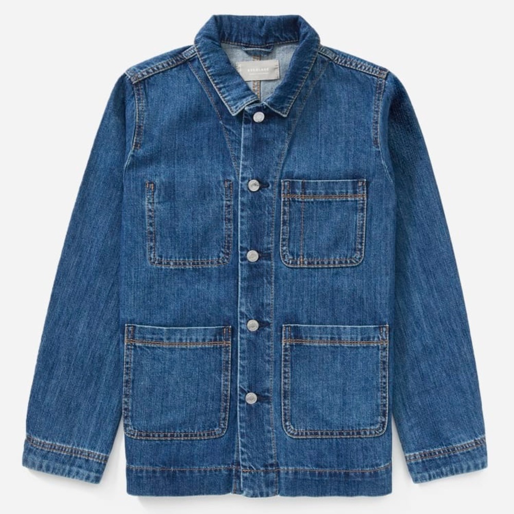 Everlane Denim Jean Blue Chore Jacket Medium